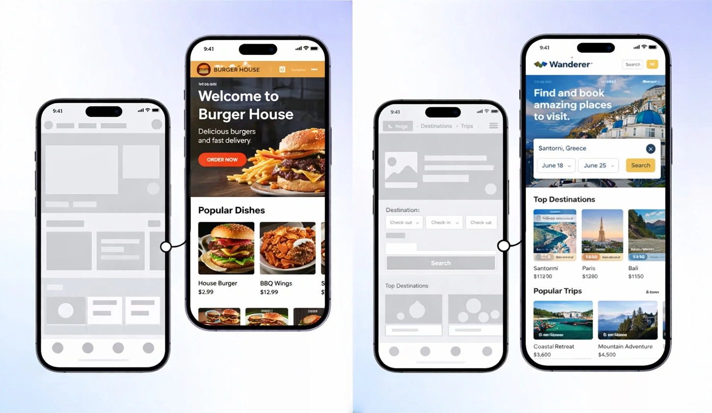 Modern UI design for websites focused on trust, engagement and conversion optimization in Chennai