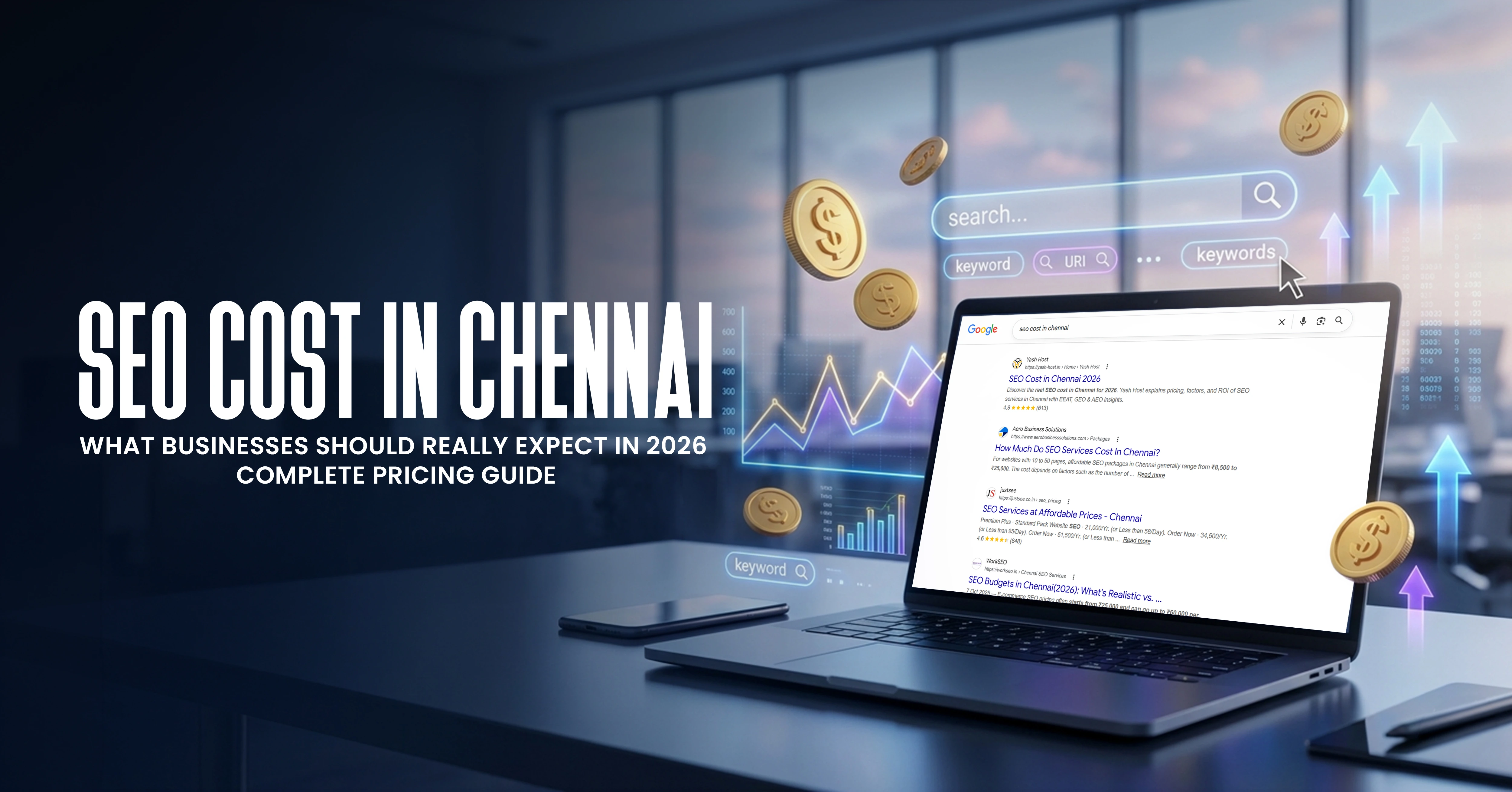 SEO investment guide showing pricing ranges and business growth