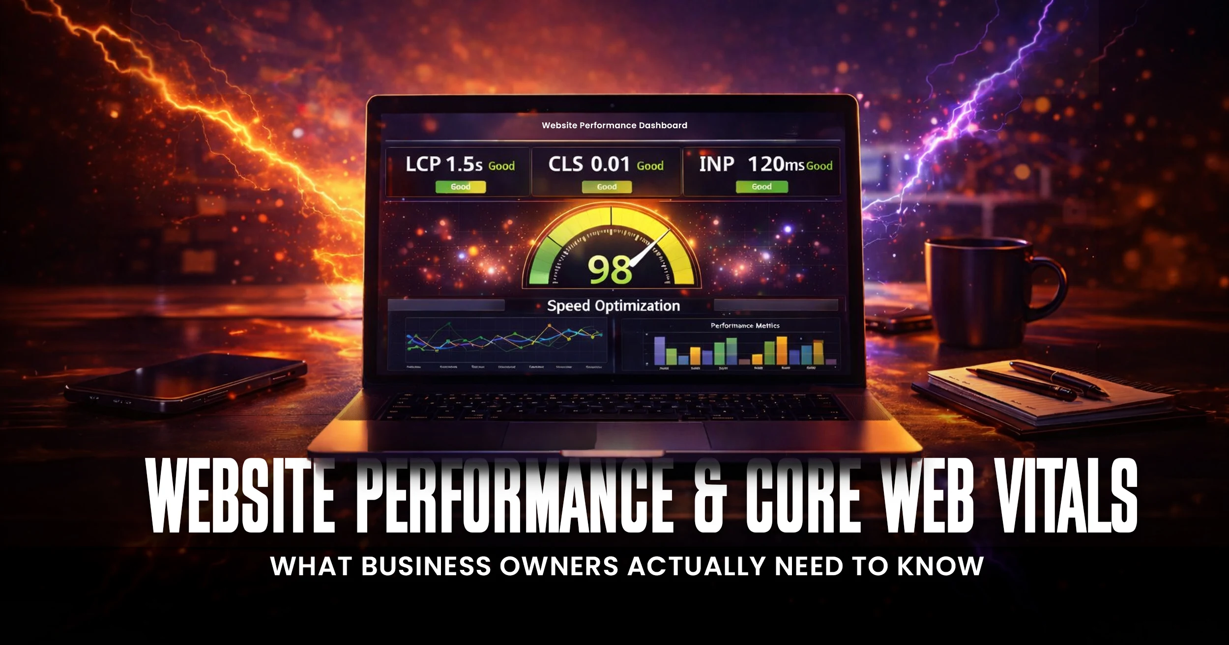 Website performance optimization and Core Web Vitals for better SEO and user experience