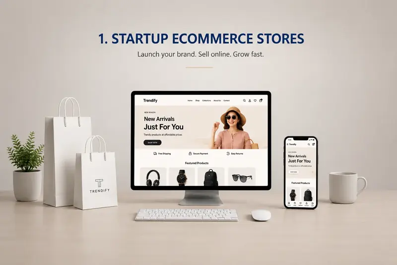 Startup Ecommerce Stores