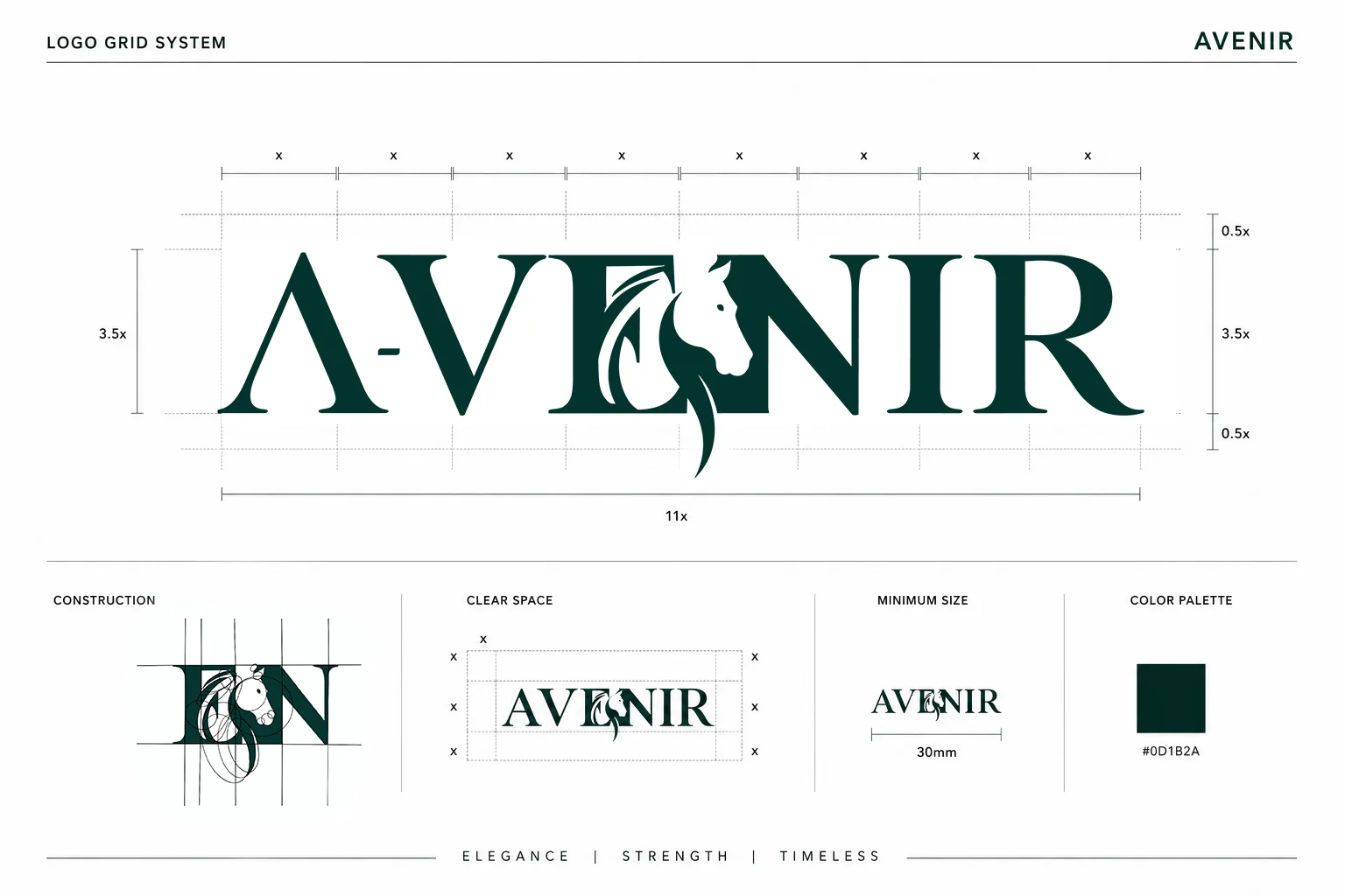 Avenir brand logo design showcase by professional Logo Design Company in Chennai